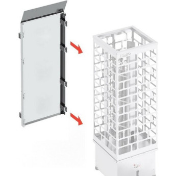 Защитное ограждение для печи CUBOS SAWO CUB-PROCOV-WL (металл, пристенное)